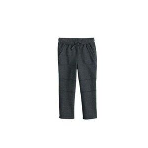 Baby Boy Jumping Beans Knee Stitch Fleece Black Ore Heather Pants Size 12M